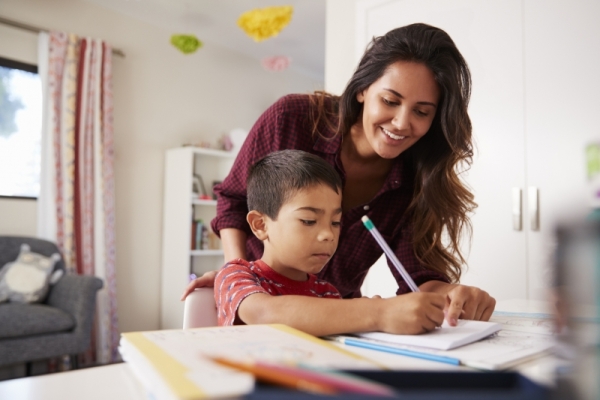 How can children learn English at home?